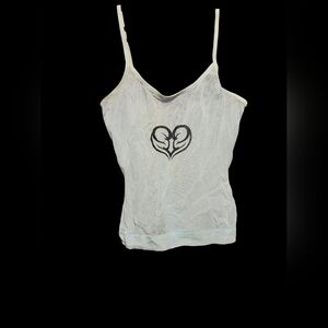 Vintage Backseat Blue Mesh Cami